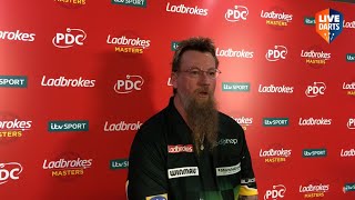 Luke Humphries on MVG clash at the Masters: “Michael is not playing his A game like we know he can”
