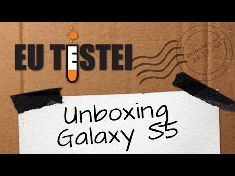 Galaxy S5 Samsung Smartphone SM-G900M - Unboxing Brasil