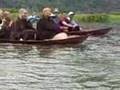 5/17/2008 Sister Chan Khong singing on the river, Vietnam