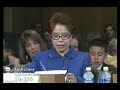 Shirley Tan provides testimony at the Senate hearings for the Uniting American Families Act (UAFA)