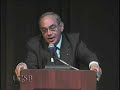 Afif Safieh, scholar, diplomat and head of the Palestine Liberation Organization's mission to the United States, is joined by a panel consisting of Rabbi Arthur Gross-Schaefer, Hilal Elver and Stanley Roden for a discussion involving the ongoing conflict between Israel and the Palestine. Series: Voices [8/2007] [Public Affairs] [Humanities] [Show ID: 13168]