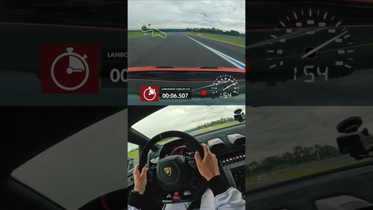 ONBOARD DA LAMBORGHINI HURACÁN STO NA VOLTA RÁPIDA COM RUBENS BARRICHELLO! 😱🚗🏁