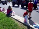 Fourth of July parade in Gibralter Michigan