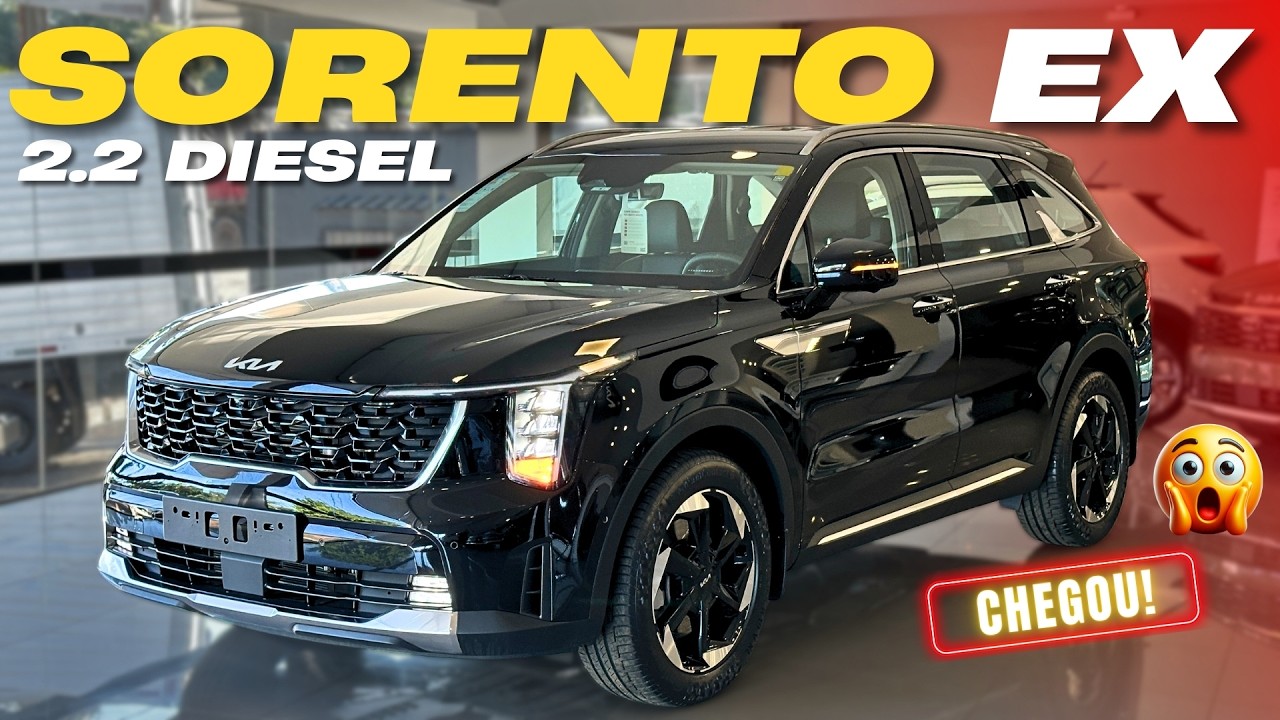KIA SORENTO EX 2026 - Agora Motor 2.2 Turbo Diesel AWD e Muita Tecnologia!