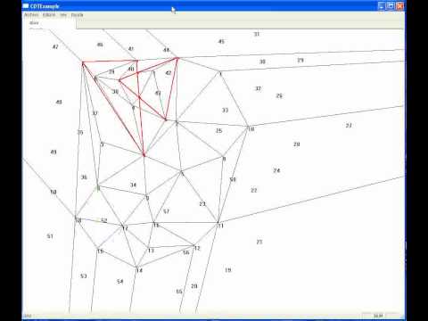 Constrained Delaunay Triangulation