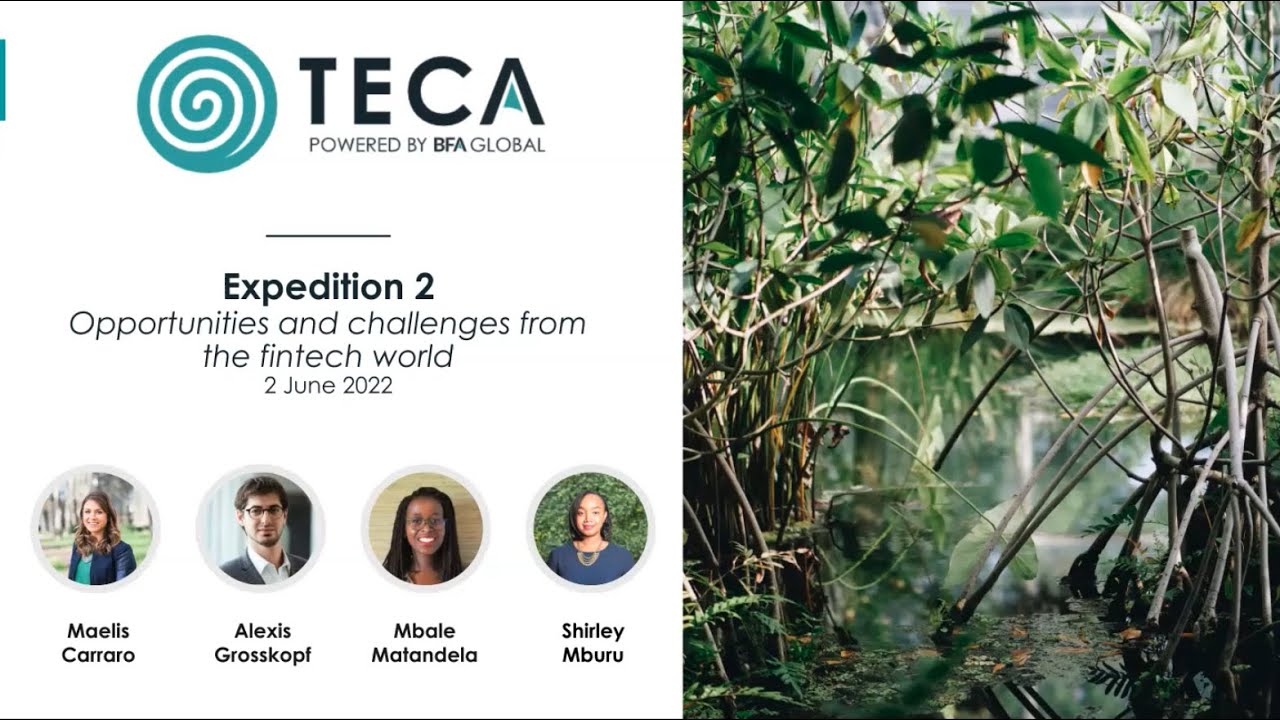 TECA Expedition Series: 2 - How might fintech approaches enable innovations in the blue economy?