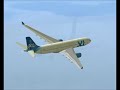 FS2004 XL Airways France A332 pousando em Point a Pitre