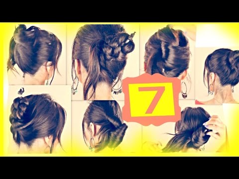 how to easy updo hairstyles