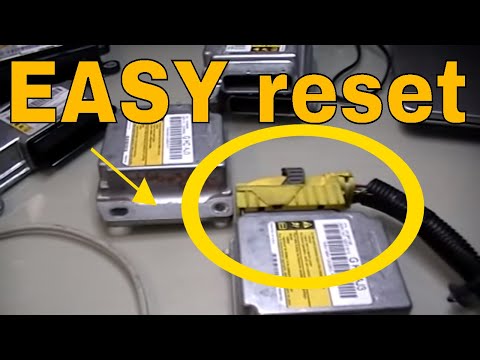 How to Reset / Repair clear the crash data from GM Airbag control module