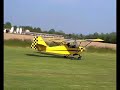 ultraleggero-autocostruito GiallOne in atterraggio a Vellezzo Bellini