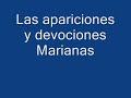 las apariciones y devociones marianas