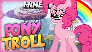 Controll Simon PONY TROLL - Minecraft Pony Jump w/ Simon, Baki and Edge
