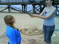 Knighted at Great Yarmouth Beach