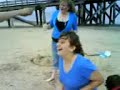 Knighted at Great Yarmouth Beach