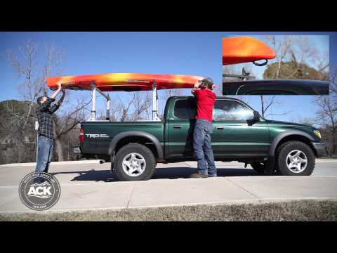 how to fasten kayak to roof rack