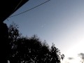 First Moon of Winter 2009-2010:Waxing Crescent Moon(10% Full)