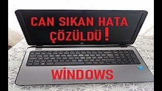 WİNDOWS Parlaklık Ve Ekranın Gidip Gelmesi Soru