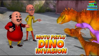 Motu Patlu  Kids Cartoon  Motu Patlu Dino Invasion