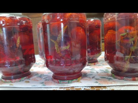 Самый вкусный СЛИВОВЫЙ КОМПОТ (Рецепт с мятой) Без заморочек