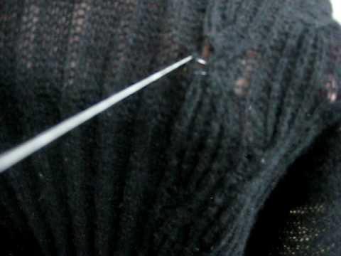 how to patch sweater