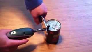 Bosch IXO Dosenöffner - Apriscatole - Can Opener - как открытъ консервную банку с новым Бош ИКСО