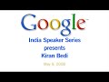 Authors@Google: Kiran Bedi