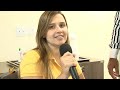 Bastidores da assinatura de contrato Eyshila na Central Gospel Music