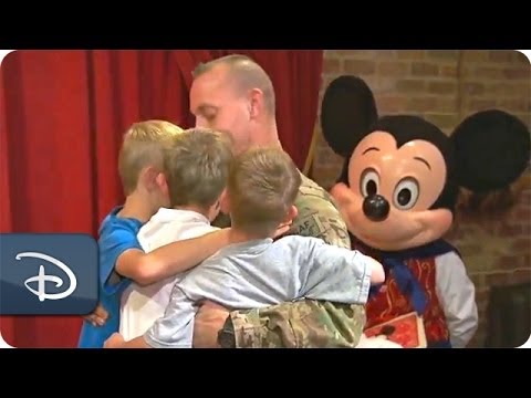 A Magical Reunion For A Military Family At Magic Kingdom Park | Walt Disney World | Disney Parks