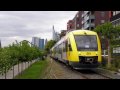 BÜ Gießen Aulweg mit GTW 2/6