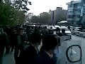 4 Nov 2009 Tehran Haft Tir Square (north) after tear gas is fired