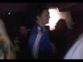 Paedo pete strips on coach