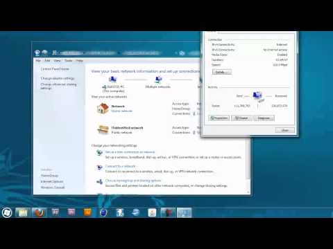 how to fix unidentified network windows 7
