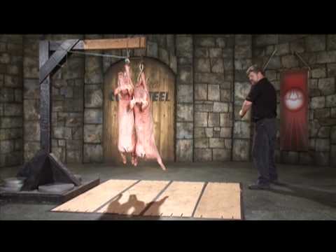 Cold Steel - Cold Steel Nodachi : Warrior Series. *Meats utilized in this video was carefully preserved and donated to the Ventura County Rescue Mission. For a FREE color...
