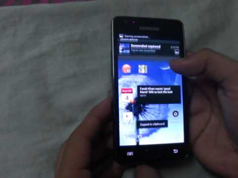 how to snap screenshot on ics sgs2