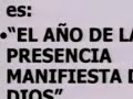 proclama profética 2007: año de la presencia