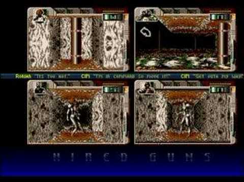 HIRED GUNS (Amiga) - Second level of Hired Guns for the Amiga.