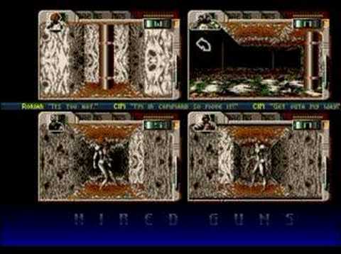 HIRED GUNS (Amiga) - Second level of Hired Guns for the Amiga. HIRED GUNS (Amiga) - Second level of Hired Guns for the Amiga.