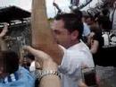 gol di Domizzi al Parma visto dal settore ospiti del Tardini