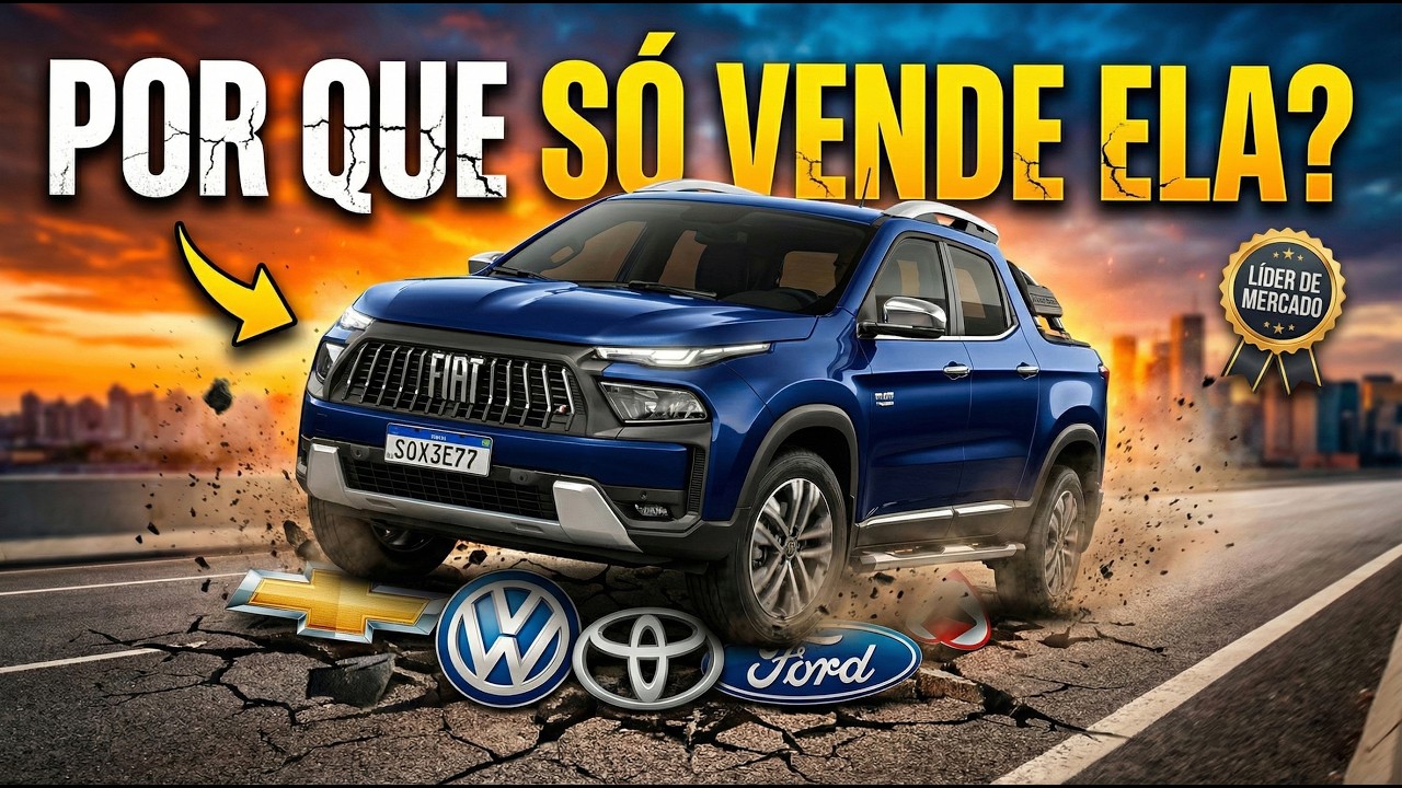 Nova Fiat Toro 2026 - POR QUE É A MELHOR PICAPE INTERMEDIÁRIA DO BRASIL?