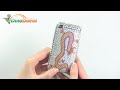 iPhone 3G 3GS Dragon Pattern Rhinestone Hard Plastic Back Case Cover - dinodirect