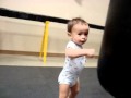 2010-03-28 | Karson Jens Pulver 1 year old badass in the making LOL ~> 1 year and 2 months old, and this is all he wants to do! (<span>2:)