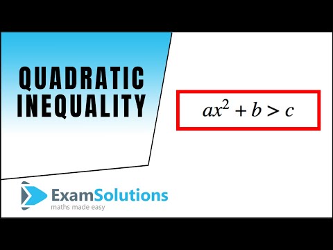 How to Solve a Quadratic Inequality ...