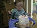 Birthday Baby and her Cake