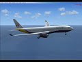 Monarch A330 200 landing in Ibiza arrival from Birmingham