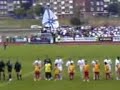 Spelarna möts av Walzta Boyz som har en oerhört grym stämning innan matchstart och matchen ut!