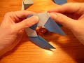 Origami 8 point star by Robert Neale