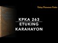 KPKA 263 Etuking Karahayon