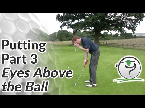 Golf Putting – Part 3 Keep Your Eyes Over The Ball