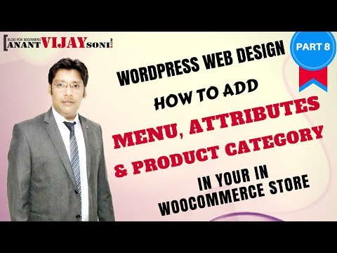 How to Add Menu, Product Category and Attributes in WooCommerce Store (PART-8) 1