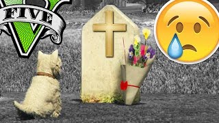 GTA 5: Easter Egg do Cachorro no Cemitério! ... ಥ_ಥ